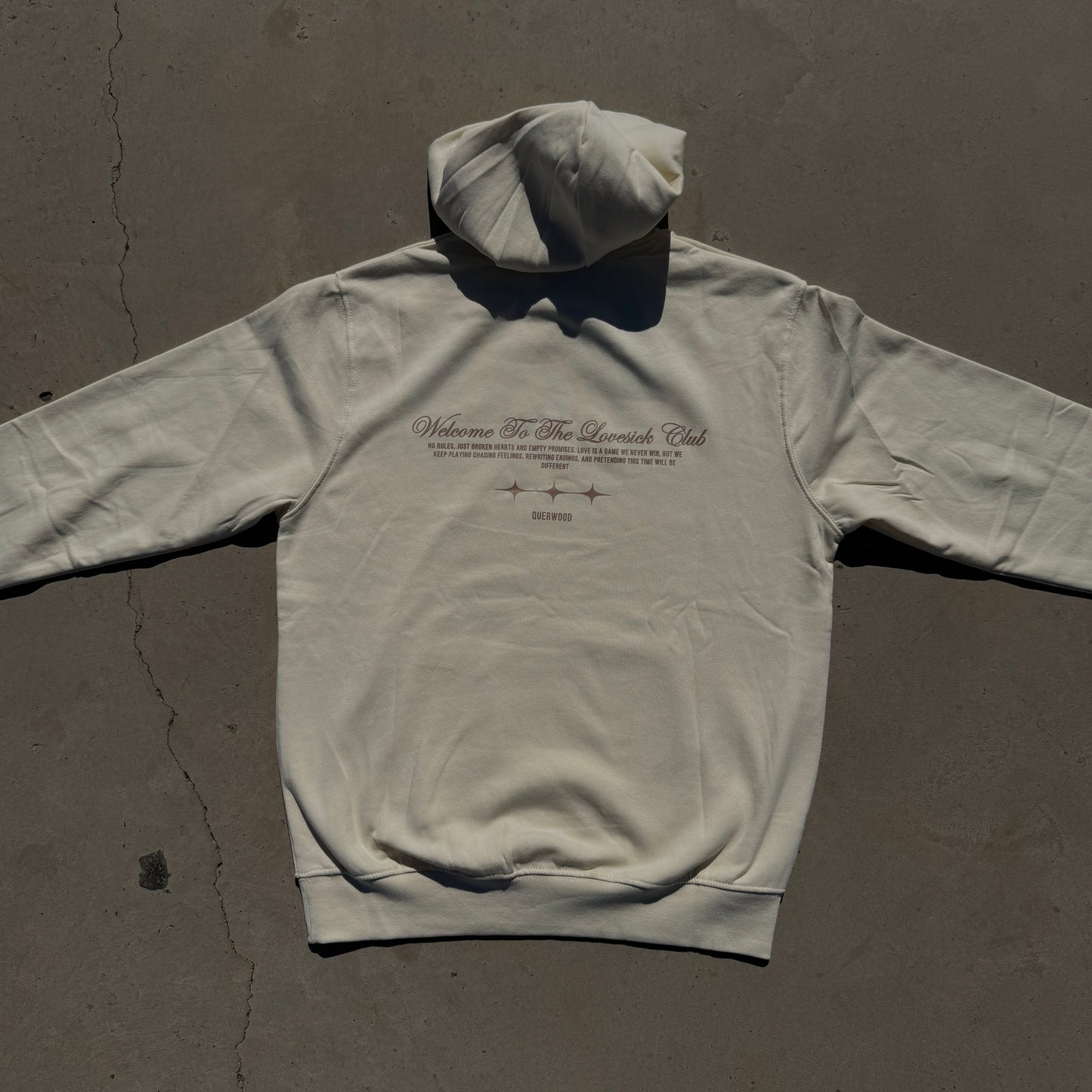 HOODIE LOVESICK BEIGE