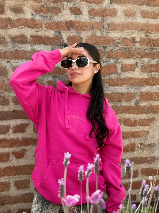 HOODIE MAGENTA QWOOD