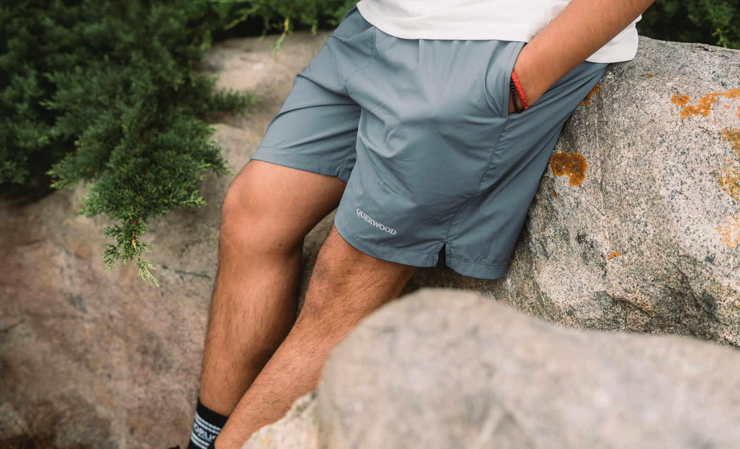 SHORT DEPORTIVO GRIS HOMBRE
