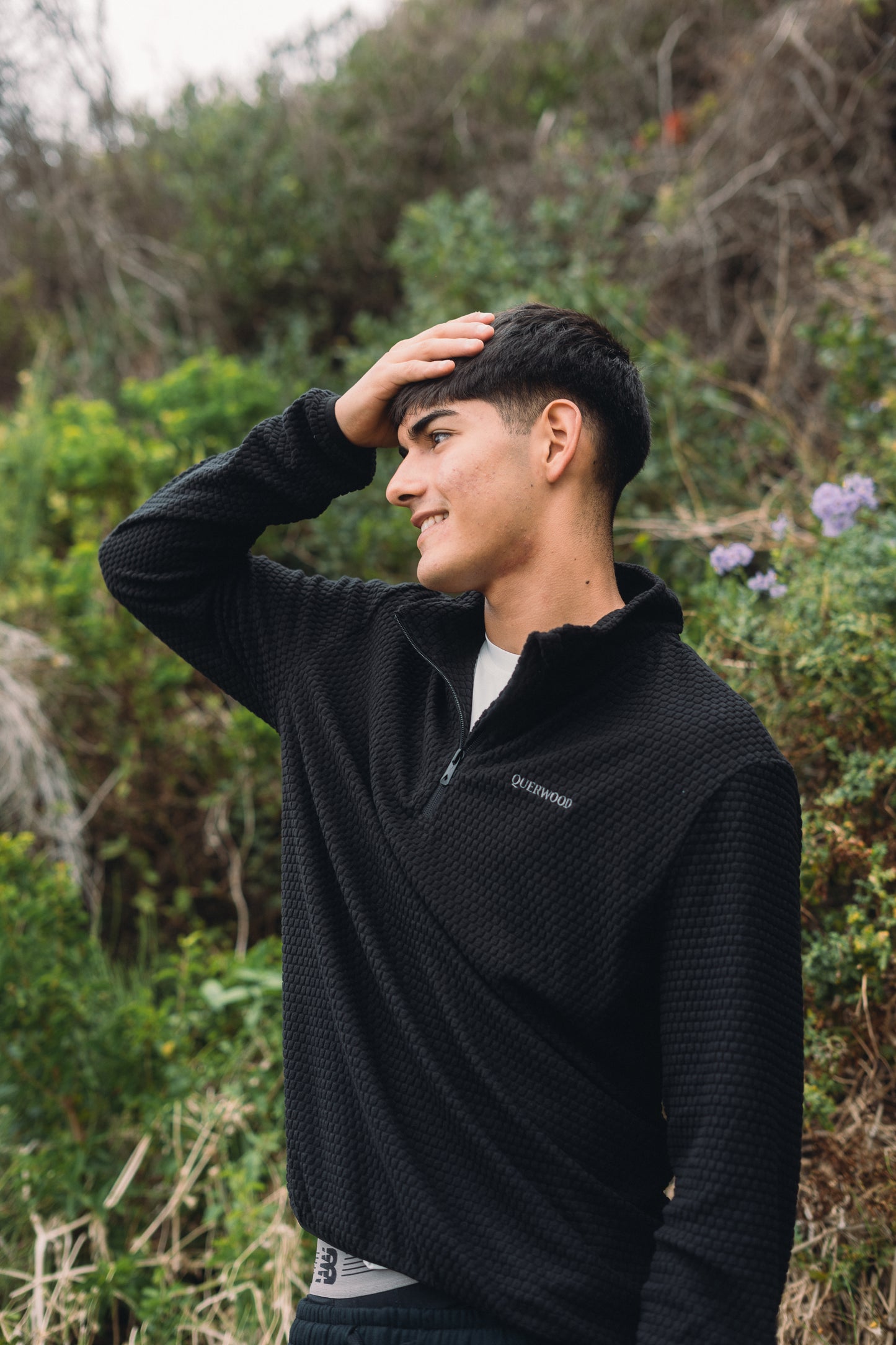 MICROPOLAR PANAL NEGRO HOMBRE