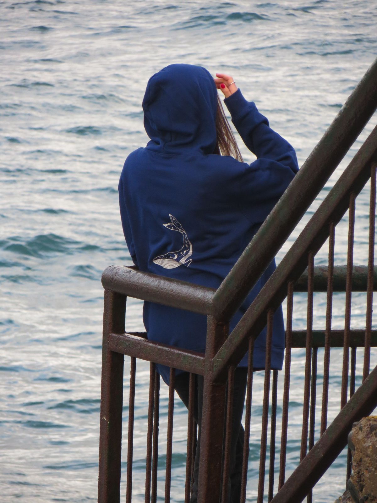 HOODIE BLUE WHALE