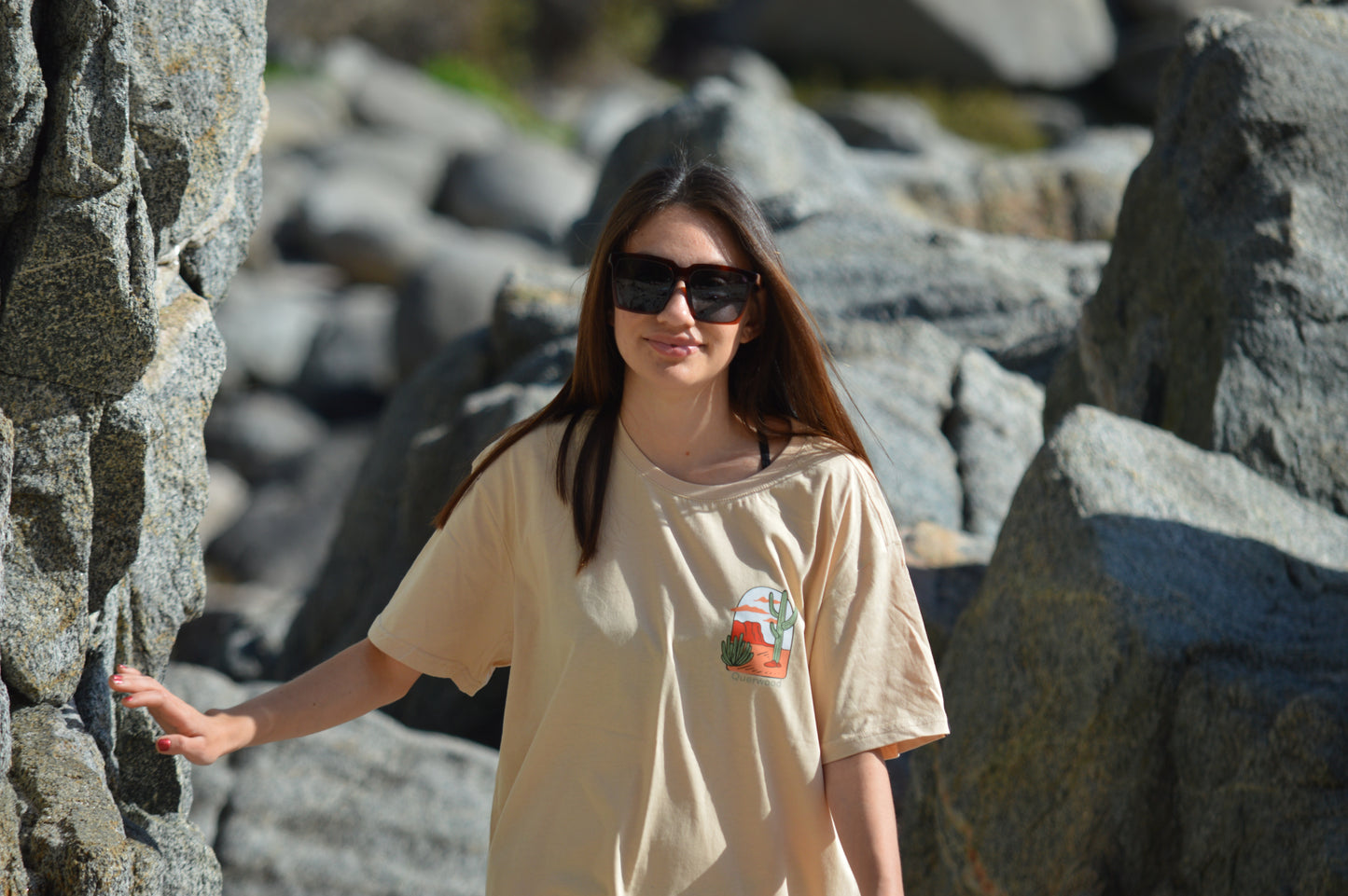 POLERA CACTUS BEIGE MUJER