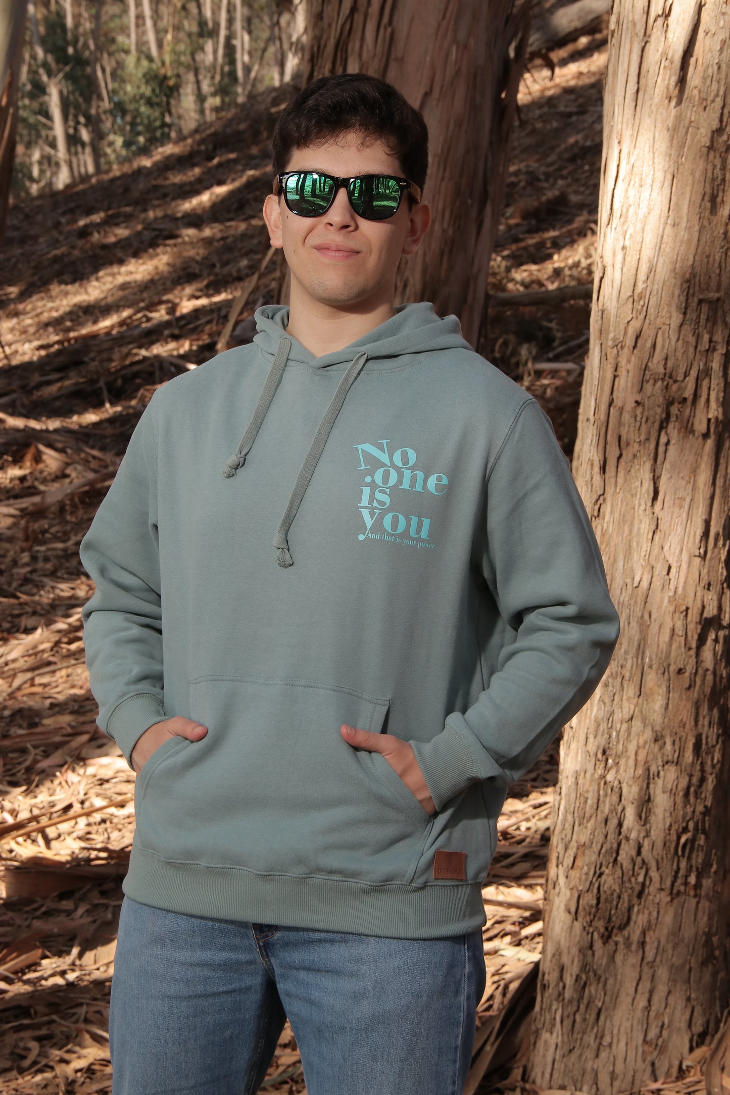 HOODIE BLUISH GRAY