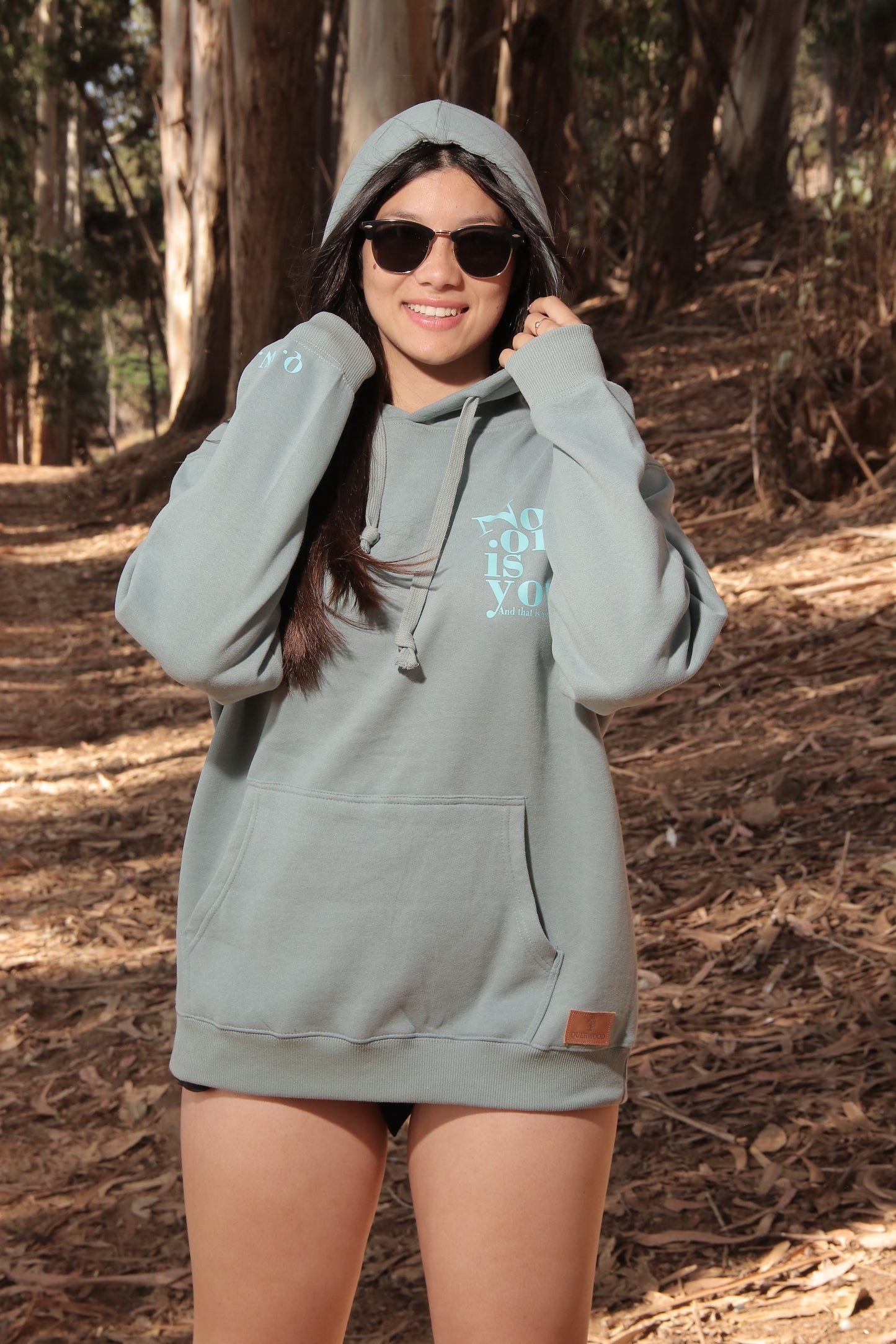 HOODIE BLUISH GRAY