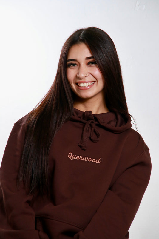 HOODIE BROWN QUERWOOD