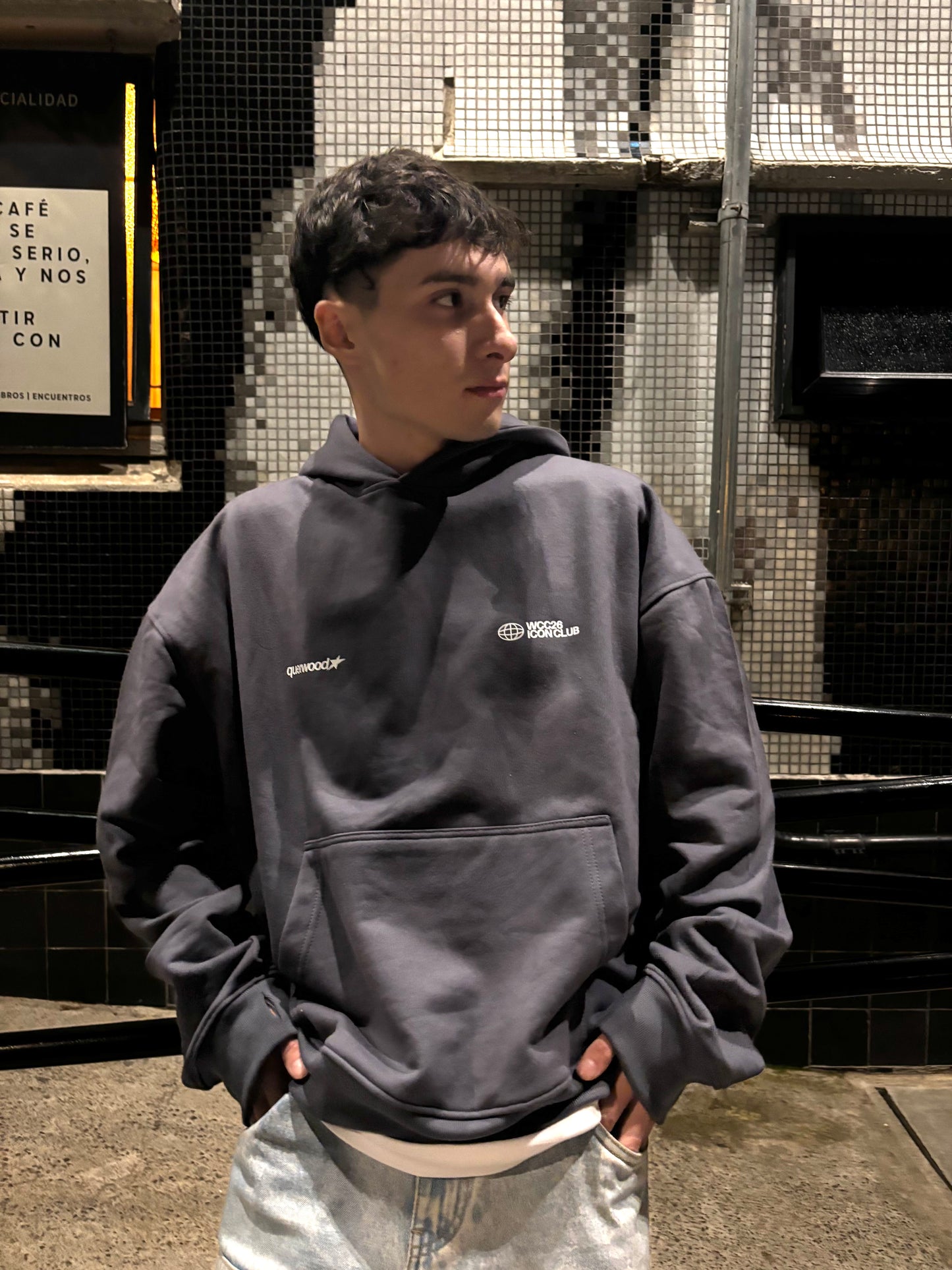 HOODIE CONCEITED CLUB GREY