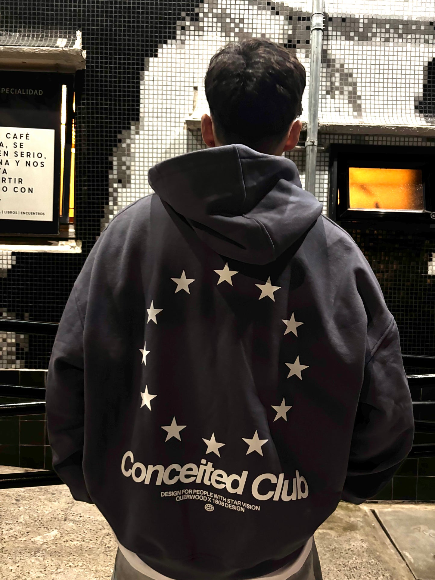 HOODIE CONCEITED CLUB GREY
