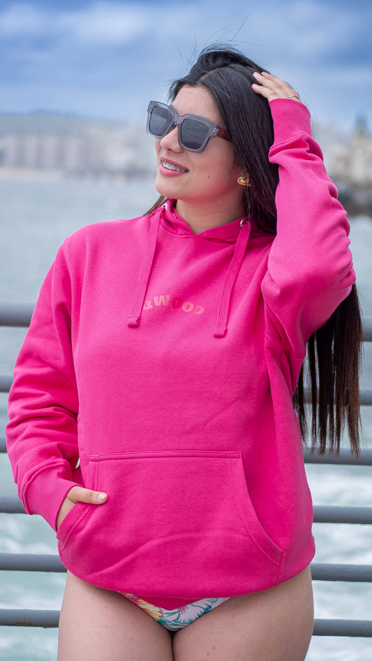 HOODIE MAGENTA QWOOD