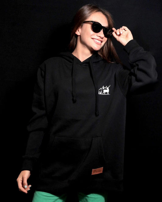 HOODIE BLACK NATURE