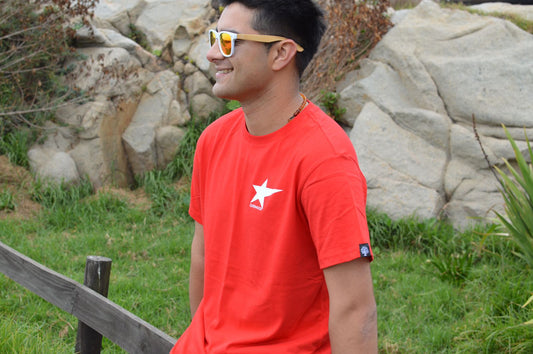 POLERA I´M THE STAR ROJA HOMBRE