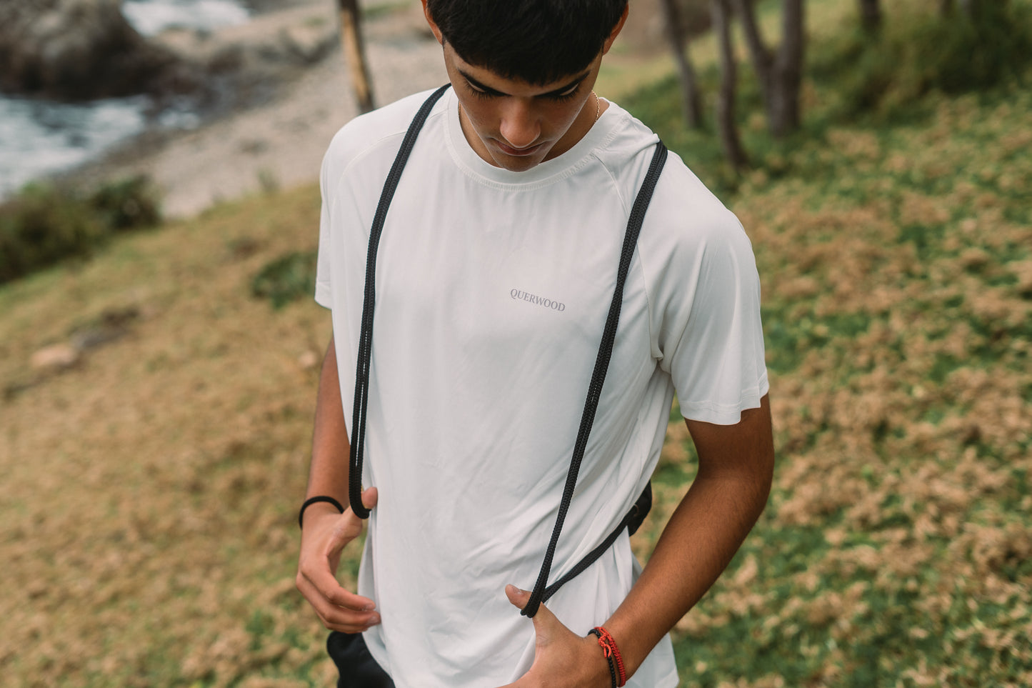 POLERA BLANCA BASICA HOMBRE