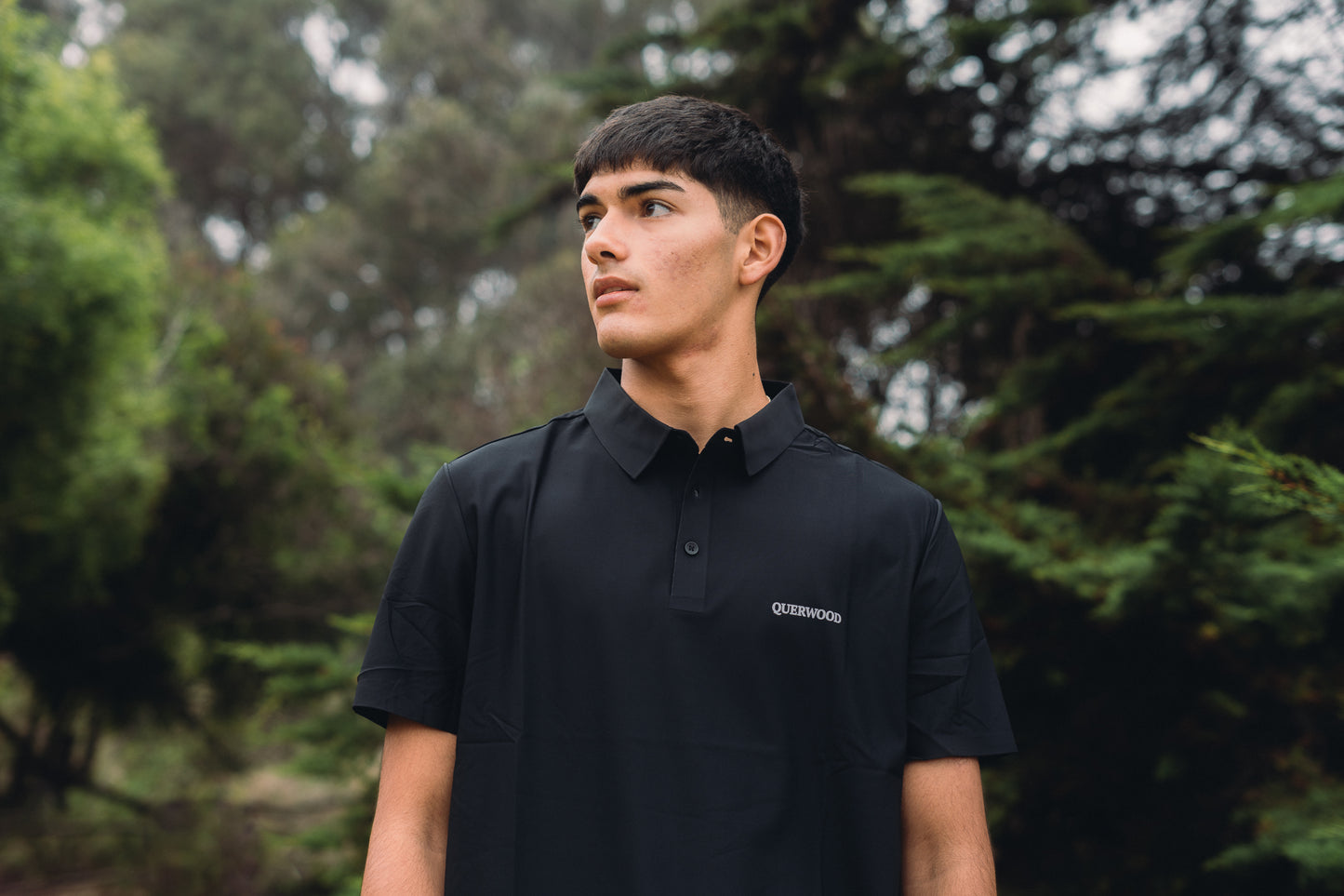 POLERA DRY FIT NEGRA DE HOMBRE