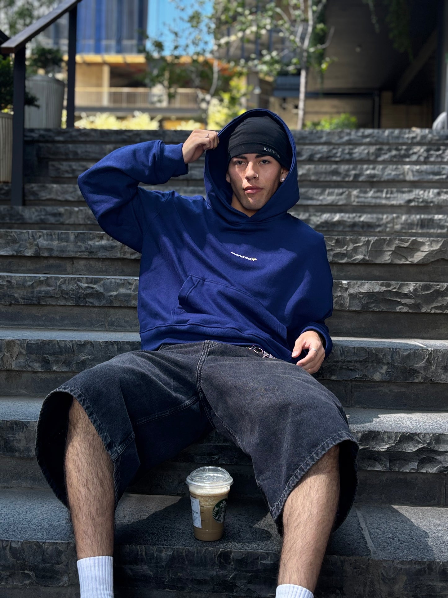 HOODIE SQ26 BLUE
