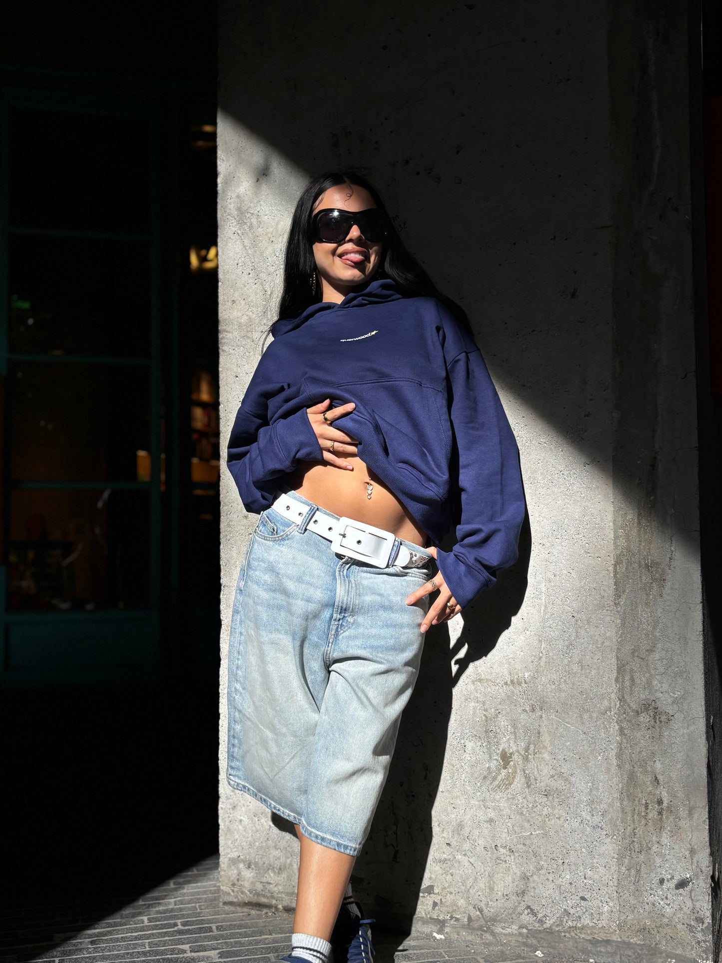 HOODIE SQ26 BLUE