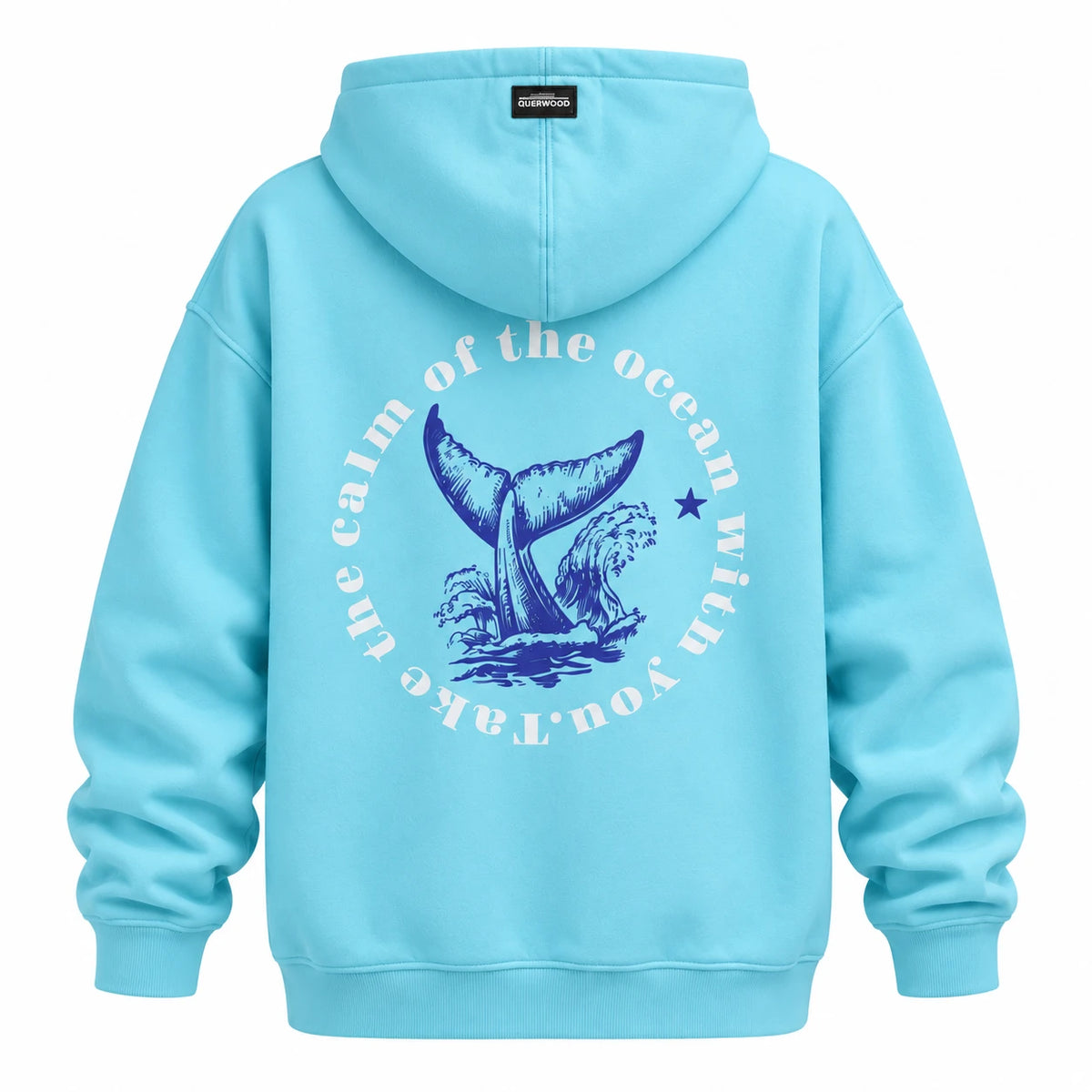 HOODIE OCEAN CALM CELESTE